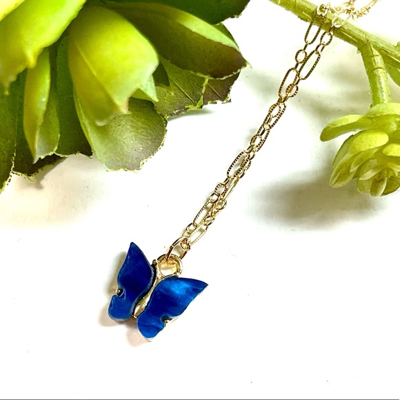 None Jewelry - Butterfly Necklace, Dragonfly, Insect, Bee, Garden